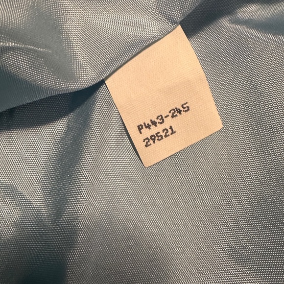 Vintage Pendleton Tweed baby blue & white blazer and skirt. - Picture 6 of 8